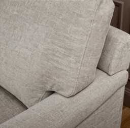 Brea 2 Seater Sofa - Mink Taupe with Whitewash Oak Legs - thumbnail 3