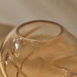 Adria 13cm Glass Vase - Champagne - thumbnail 2