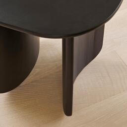 Imogen Black Acacia Wood Side Table - thumbnail 3