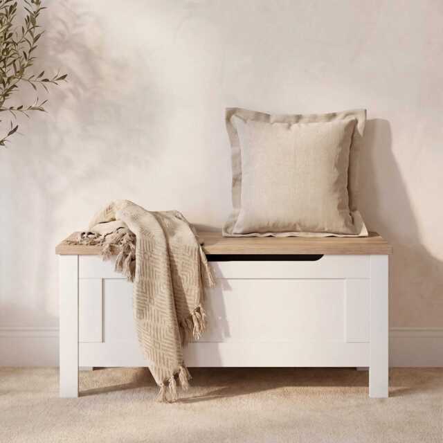 Bampton Blanket Box - Alabaster White - image 1