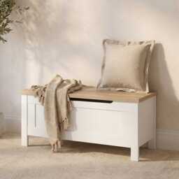Bampton Blanket Box - Alabaster White - thumbnail 2