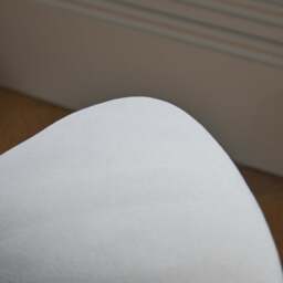 Alder Footstool - Ivory - thumbnail 2