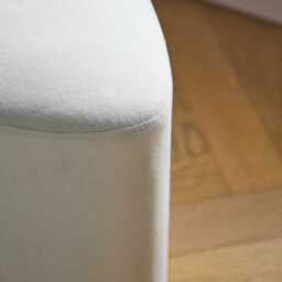 Alder Footstool - Ivory - thumbnail 5