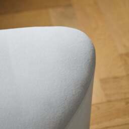 Alder Footstool - Ivory - thumbnail 4