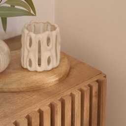 Nia 2 Door Small Sideboard - Seasoned Oak - thumbnail 3