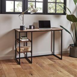 Sheffield Industrial Desk with Shelves - thumbnail 4