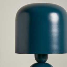 Eltham 39cm Metal Table Lamp - Teal - thumbnail 5