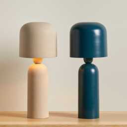 Eltham 39cm Metal Table Lamp - Teal - thumbnail 6