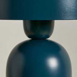 Eltham 39cm Metal Table Lamp - Teal - thumbnail 4