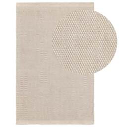 Atcham Clay/Natural Pebble Wool with Cotton Rug - 160 x 230cm - thumbnail 1