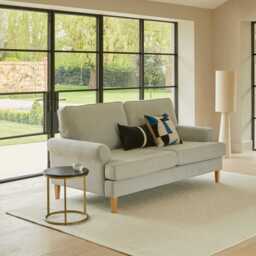 Atcham Clay/Natural Pebble Wool with Cotton Rug - 160 x 230cm - thumbnail 6