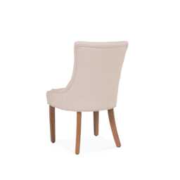Louis Sand Dining Chairs - Set of 2 - Light Wood Legs - thumbnail 3