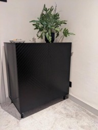 Jack 2 Door Small Sideboard - Geometric Black - thumbnail 4