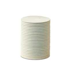 Carlotta Pearl Terrazzo Round Concrete Side Table - thumbnail 6