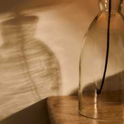 Aldsworth 35cm Glass Table Lamp - Gold & Clear Glass - thumbnail 4
