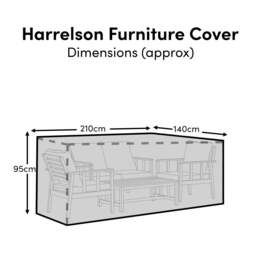 Harrelson Conversation Set Furniture Cover - 210x140x95cm