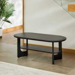 Delphi Black Acacia Coffee Table - thumbnail 2