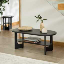 Delphi Black Acacia Coffee Table - thumbnail 1