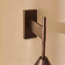 Brockhill Large Metal Wall Light - Bronze - thumbnail 4