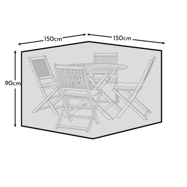 Small Round Garden Furniture Cover - Kemble  4 Seater - image 1