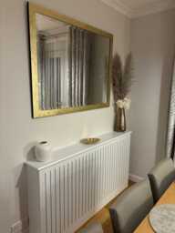 Elspeth Large Radiator Cover - Snow White - thumbnail 3
