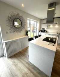 Elspeth Large Radiator Cover - Snow White - thumbnail 2