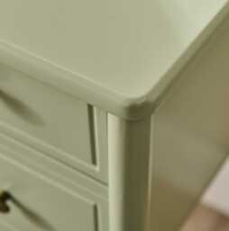 Aubrey Pistachio Green Dressing Table with Drawers - thumbnail 3