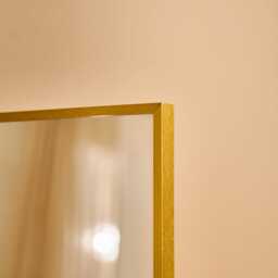 Hensall 150x40cm Metal Free Standing  Mirror - Gold - thumbnail 2