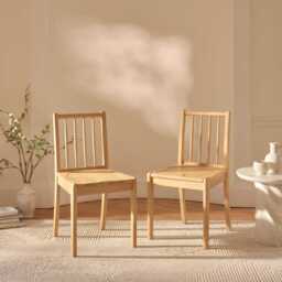 Tilly Pale Oak Dining Chairs - Set of 2