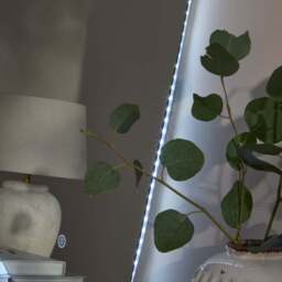 Alder 86x52cm Glass LED Pebble Mirror - Frameless - thumbnail 5