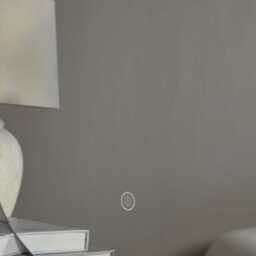 Alder 86x52cm Glass LED Pebble Mirror - Frameless - thumbnail 4