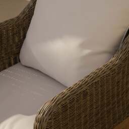 Harlyn Garden Dining Armchair Cushion Covers - Oatmeal - thumbnail 2