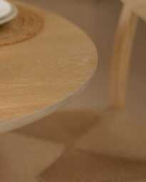 Farren Whitewash Oval Dining Table - thumbnail 3