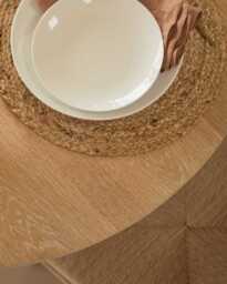 Farren Whitewash Oval Dining Table - thumbnail 5