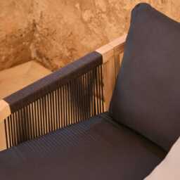 Shiro 5 Seater Garden Sofa - Navy - thumbnail 5