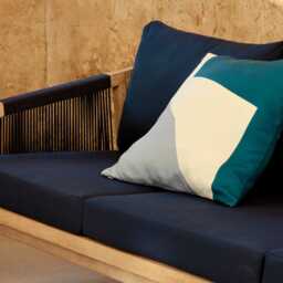 Shiro 5 Seater Garden Sofa - Navy - thumbnail 3