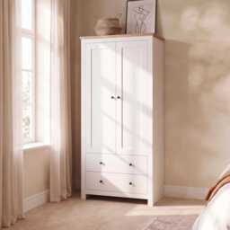 Bampton Double Wardrobe - Alabaster White - thumbnail 4