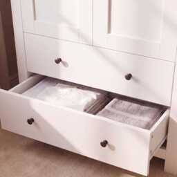 Bampton Double Wardrobe - Alabaster White - thumbnail 5
