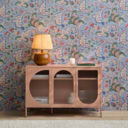 Conan 3 Door Sideboard - Blush Pink - thumbnail 2