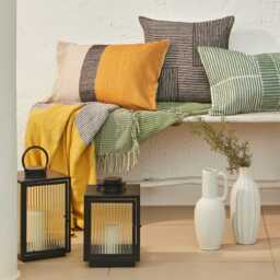 Revesby 30cm Lantern - Black Metal - thumbnail 2