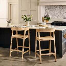 Ella Bar Stool - Whitewash Oak - thumbnail 2