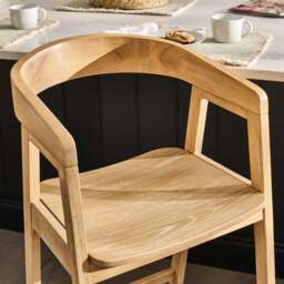 Ella Bar Stool - Whitewash Oak - thumbnail 3