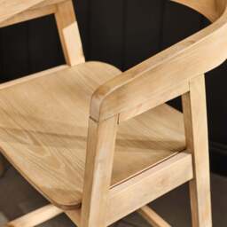 Ella Bar Stool - Whitewash Oak - thumbnail 6