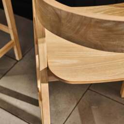 Ella Bar Stool - Whitewash Oak - thumbnail 5