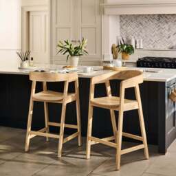 Ella Bar Stool - Whitewash Oak