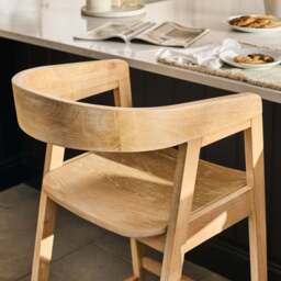 Ella Bar Stool - Whitewash Oak - thumbnail 4