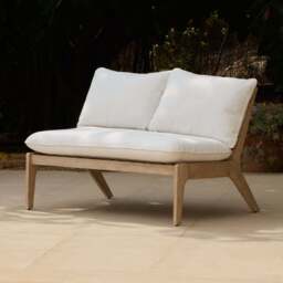 Mali 4 Seater Wooden Garden Sofa Set with Coffee Table - thumbnail 2