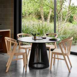 Mabel Whitewash Oak Dining Chairs - Set of 2 - thumbnail 3