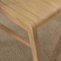 Mabel Whitewash Oak Dining Chairs - Set of 2 - thumbnail 4