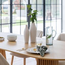 Willow Pale Oak  Oval Dining Table - thumbnail 6